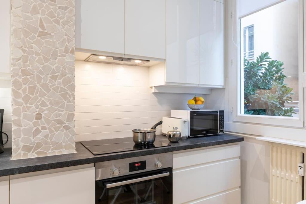 Ferienwohnung Promenade, 2Pieces Chic Et Clim Avec Terrasse Nizza Exterior foto