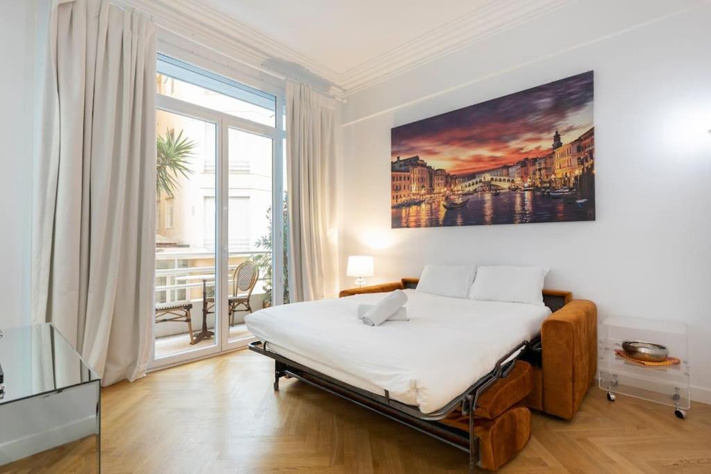 Ferienwohnung Promenade, 2Pieces Chic Et Clim Avec Terrasse Nizza Exterior foto